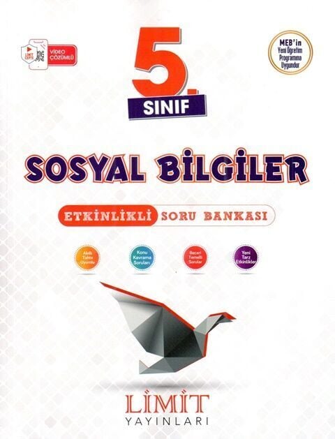 Limit Yayınları 5. Sınıf Sosyal Bilgiler Etkinlikli Soru Bankası