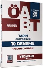 Yediiklim 2027 ÖABT MEB-AGS Tarih Öğretmenliği 10 Deneme Çözümlü