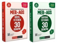 YENİ AGS - Pegem 2026 MEB-AGS Sözel + Sayısal Yetenek 60 Deneme 2 li Set Pegem Akademi Yayınları