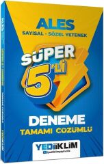 Yediiklim 2027 ALES Süper 5 Deneme Çözümlü