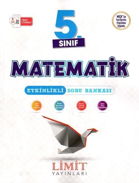 Limit Yayınları 5. Sınıf Matematik Etkinlikli Soru Bankası