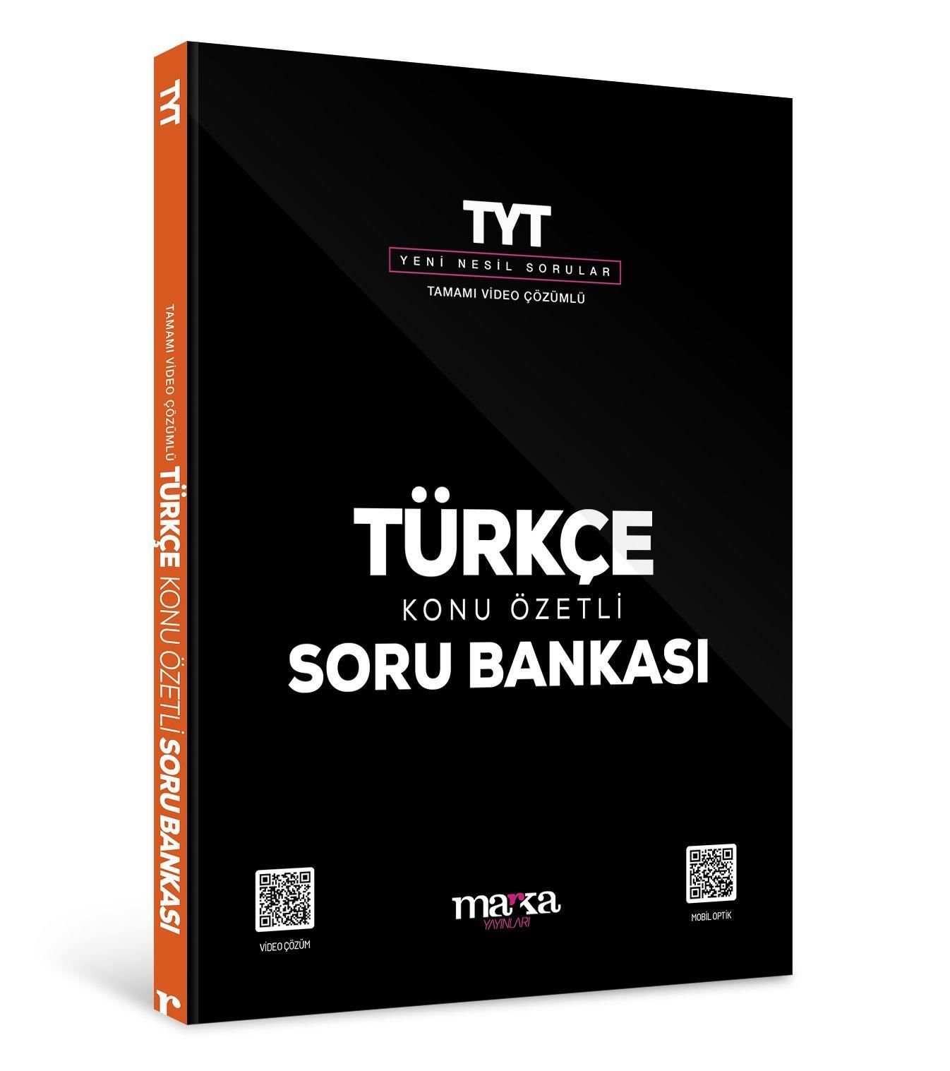 Marka Yayınları TYT Türkçe Konu Özetli Yeni Nesil Soru Bankası Tamamı Video Çözümlü