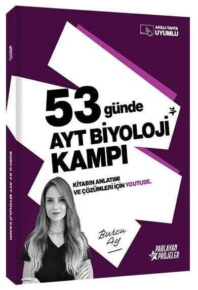 Parlayan Projeler 2026 YKS AYT 53 Günde Biyoloji Kampı - Burcu Ay Parlayan Projeler
