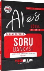 Yediiklim 2026 ALES MASTER Sözel Yetenek Soru Bankası Çözümlü Yediiklim Yayınları
