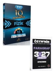 Paraf 2027 TYT Fizik IQ Video Çözümlü 45 Branş Deneme+ EVP Akademi Paragraf