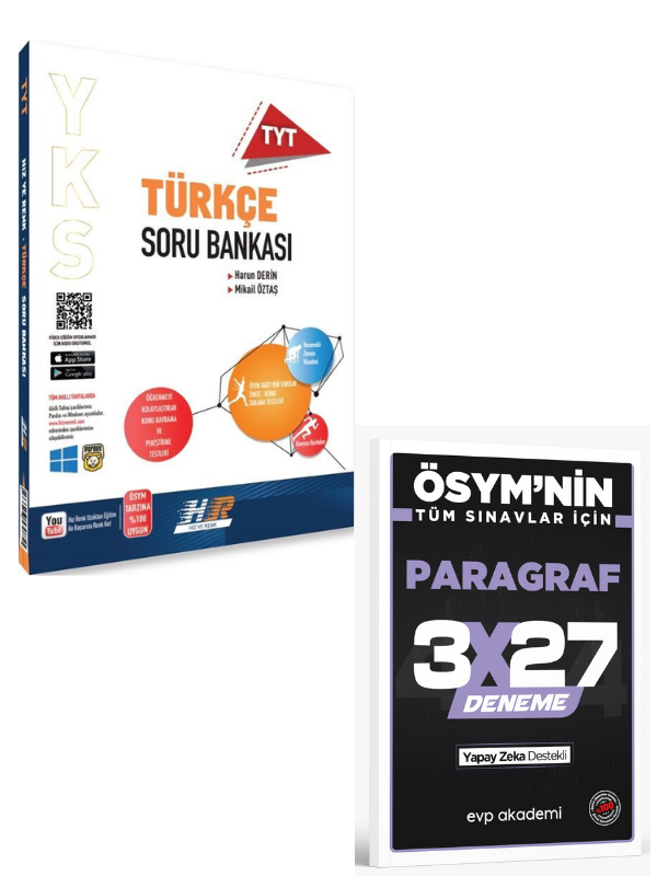Hız ve Renk 2027 TYT Türkçe Soru Bankası+ EVP Akademi Paragraf