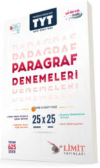 Limit Yayınları TYT MSÜ KPSS DGS Paragraf 25 X 25 Denemeleri