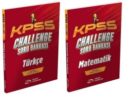 Murat KPSS Türkçe + Matematik CHALLENGE Soru Bankası 2 li Set Murat Yayınları