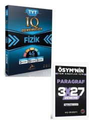 Paraf 2027 TYT Fizik IQ Video Çözümlü 45 Branş Deneme+ EVP Akademi Paragraf