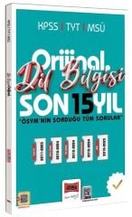 Yargı 2026 KPSS TYT MSÜ Dil Bilgisi Orijinal Çıkmış Sorular Son 15 Yıl Çözümlü Yargı Yayınları