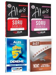 Yediiklim + Anla Kazan 2026 ALES Sayısal Sözel Yetenek Soru + Deneme + Paragraf Deneme 4 lü Set