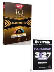 Paraf 2027 AYT IQ Matematik 15 Branş Denemesi+ EVP Akademi Paragraf