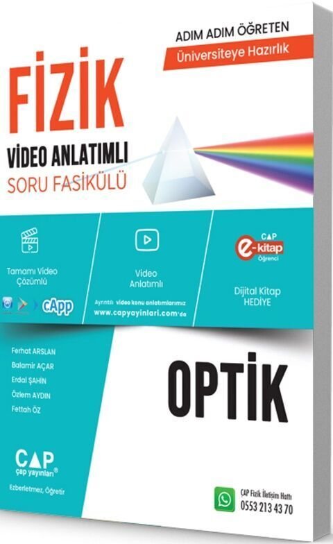Çap Yayınları Fizik Optik Konu Anlatımlı Soru Bankası