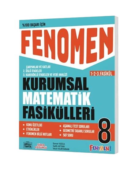 Fenomen Okul Yayınları 8. Sınıf Matematik Fasikülleri 1-2-3