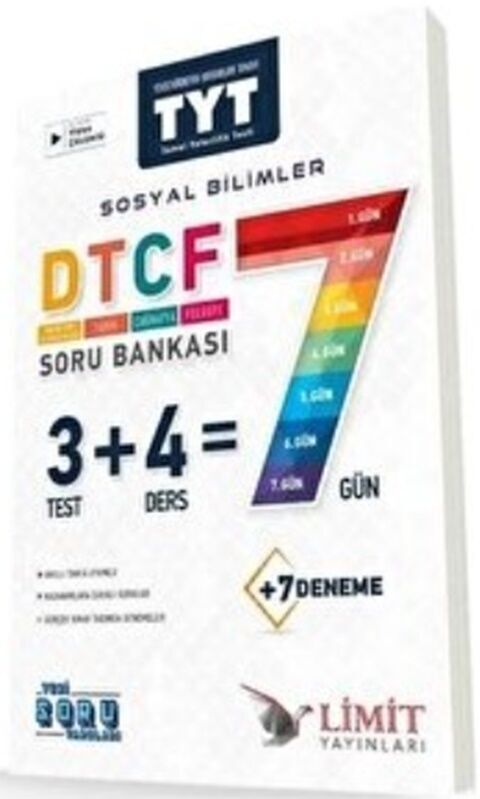 Limit Yayınları TYT DTCF 7 Gün Sosyal Bilimler Soru Bankası