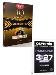 Paraf 2027 AYT IQ Matematik 15 Branş Denemesi+ EVP Akademi Paragraf