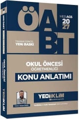 Yediiklim 2027 ÖABT MEB-AGS Okul Öncesi Öğretmenliği Konu Anlatımı - Hasan Sanlı