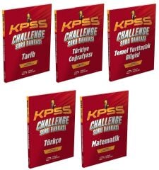 Murat KPSS Genel Yetenek Genel Kültür CHALLENGE Soru Bankası 5 li Set Murat Yayınları