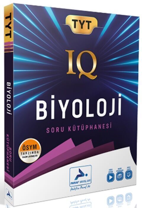 Paraf Yayınları TYT IQ Biyoloji Soru Bankası