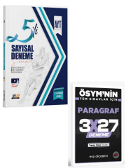 Hız ve Renk 2027 AYT Sayısal 5 li Deneme+ EVP Akademi Paragraf