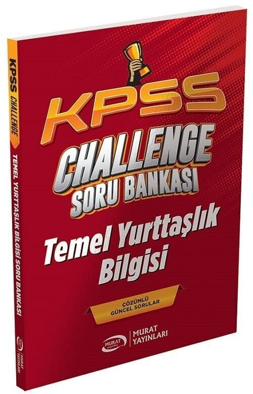 Murat KPSS Temel Yurttaşlık Bilgisi Vatandaşlık CHALLENGE Soru Bankası Çözümlü Murat Yayınları