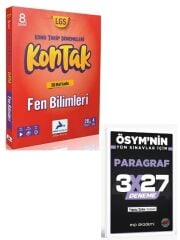 Paraf 2027 LGS 8. Sınıf Fen Bilimleri Kontak Konu Takip Denemeleri+ EVP Akademi Paragraf