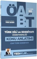 Yediiklim 2027 ÖABT MEB-AGS Türk Dili ve Edebiyatı Öğretmenliği Eski Türk Edebiyatı Konu Anlatımı - Faruk Karaaslan