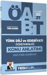 Yediiklim 2027 ÖABT MEB-AGS Türk Dili ve Edebiyatı Öğretmenliği Eski Türk Edebiyatı Konu Anlatımı - Faruk Karaaslan