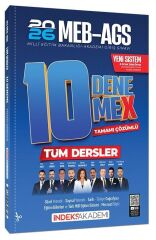YENİ AGS SİSTEMİ - İndeks Akademi 2026 MEB-AGS Tüm Dersler 10 DenemeX Çözümlü İndeks Akademi Yayıncılık