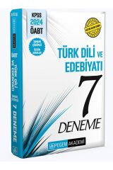 2024 KPSS ÖABT Türk Dili ve Edebiyatı Öğretmenliği Tamamı Çözümlü 7 Deneme Pegem Yayınları