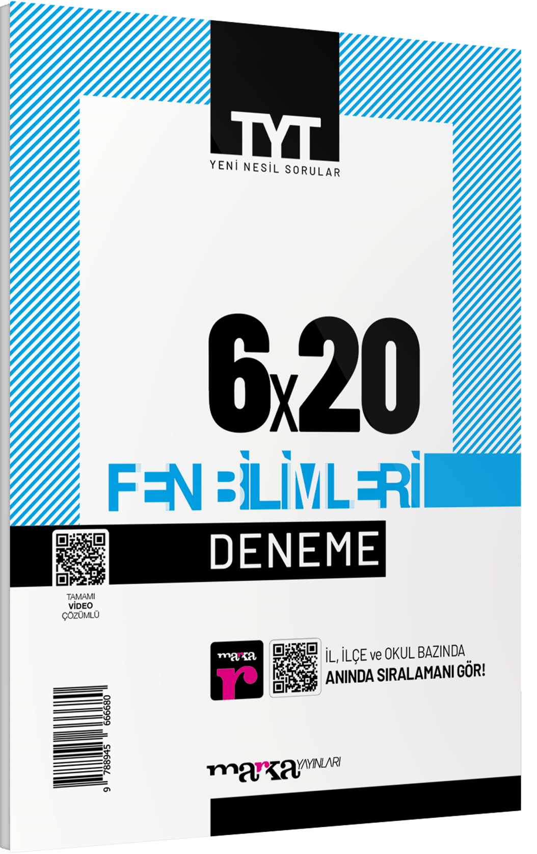 Marka 2025 YKS TYT Fen Bilimleri 6x20 Deneme Marka Yayınları