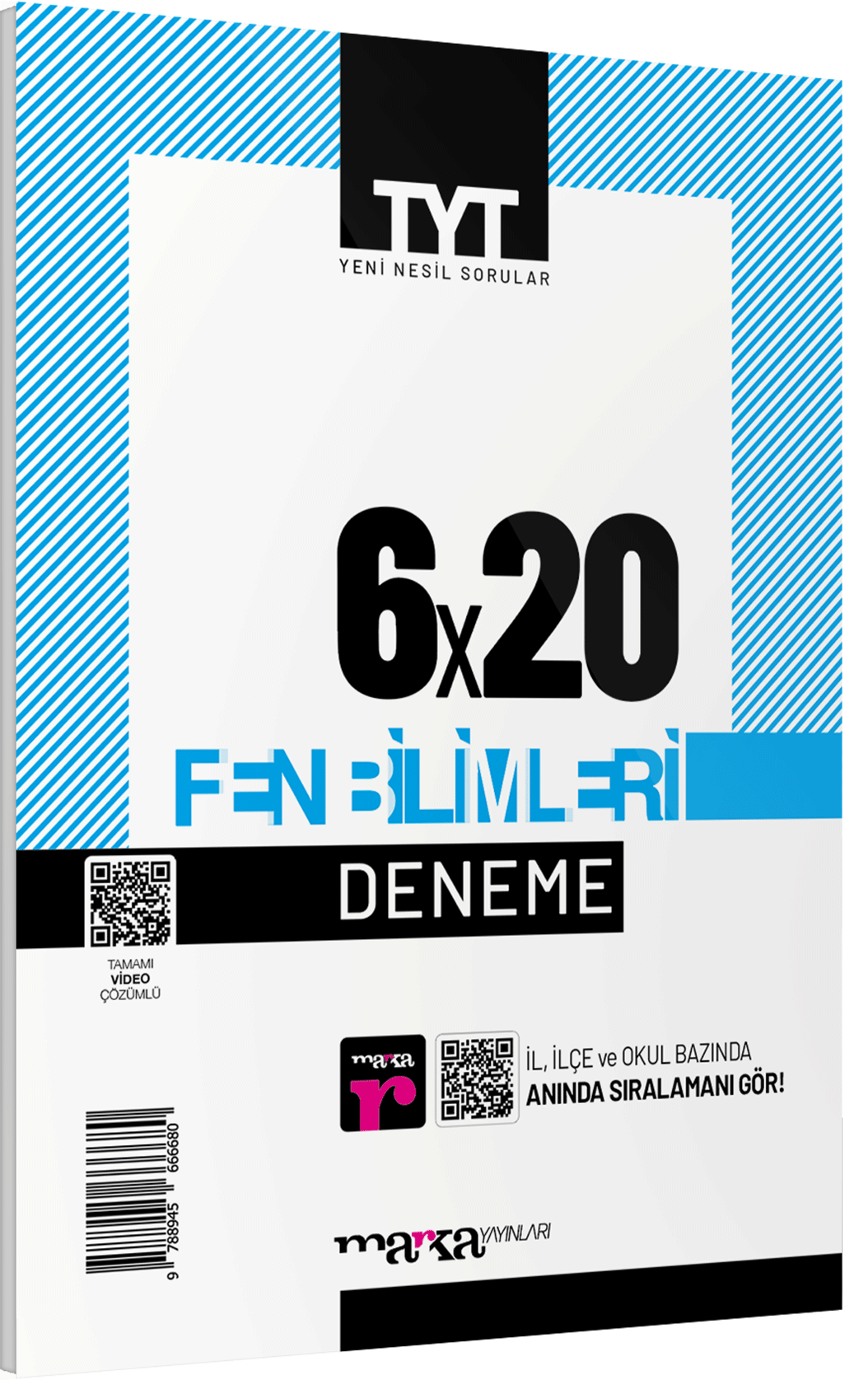 Marka 2025 YKS TYT Fen Bilimleri 6x20 Deneme Marka Yayınları