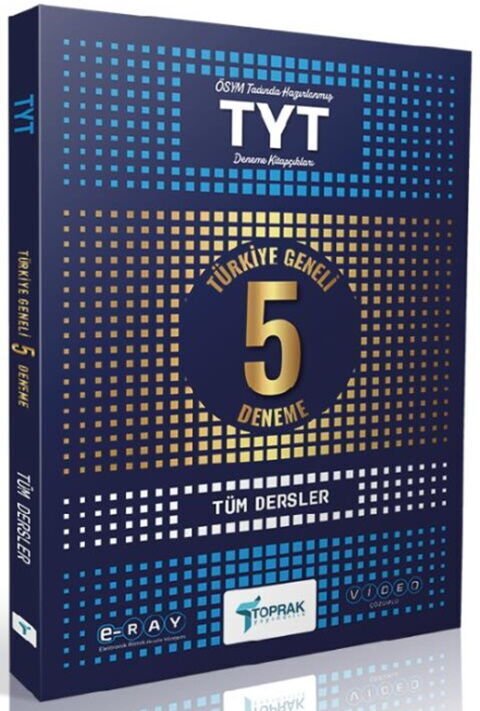 Toprak Yayıncılık TYT Tüm Dersler 5 li Paket Deneme