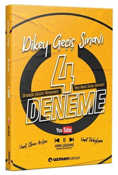 Uzman Kariyer DGS Video Çözümlü 4 Deneme