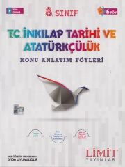 Limit Yayınları 8. Sınıf T.C. İnkılap Tarihi ve Atatürkçülük Konu Anlatım Föyleri