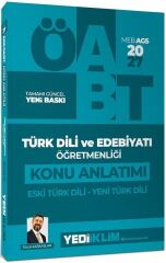 Yediiklim 2027 ÖABT MEB-AGS Türk Dili ve Edebiyatı Öğretmenliği Eski Türk Dili, Yeni Türk Dili Konu Anlatımı - Faruk Karaaslan