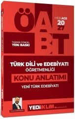 Yediiklim 2027 ÖABT MEB-AGS Türk Dili ve Edebiyatı Öğretmenliği Yeni Tük Edebiyatı Konu Anlatımı - Faruk Karaaslan