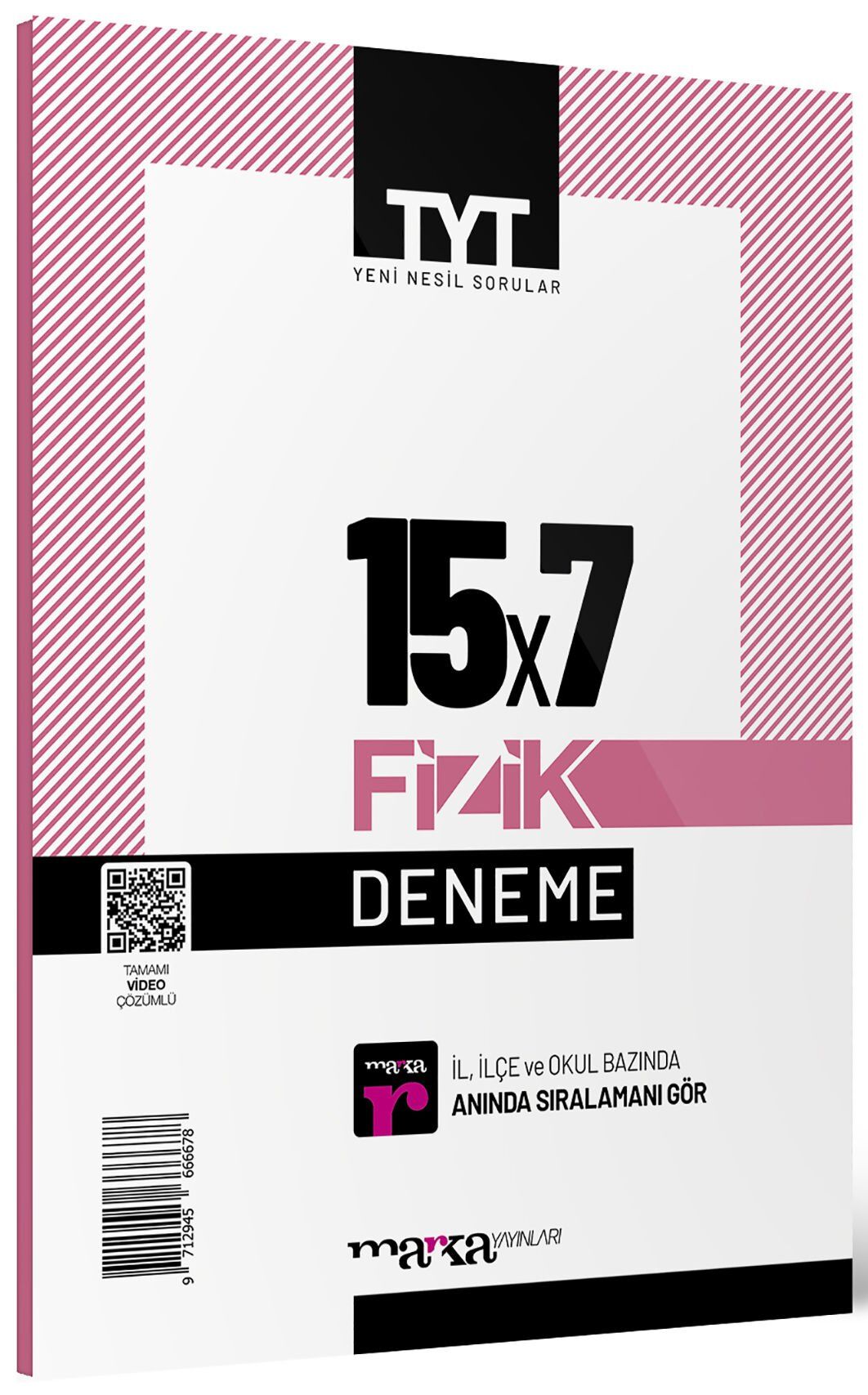 Marka 2025 YKS TYT Fizik 15x7 Deneme Marka Yayınları