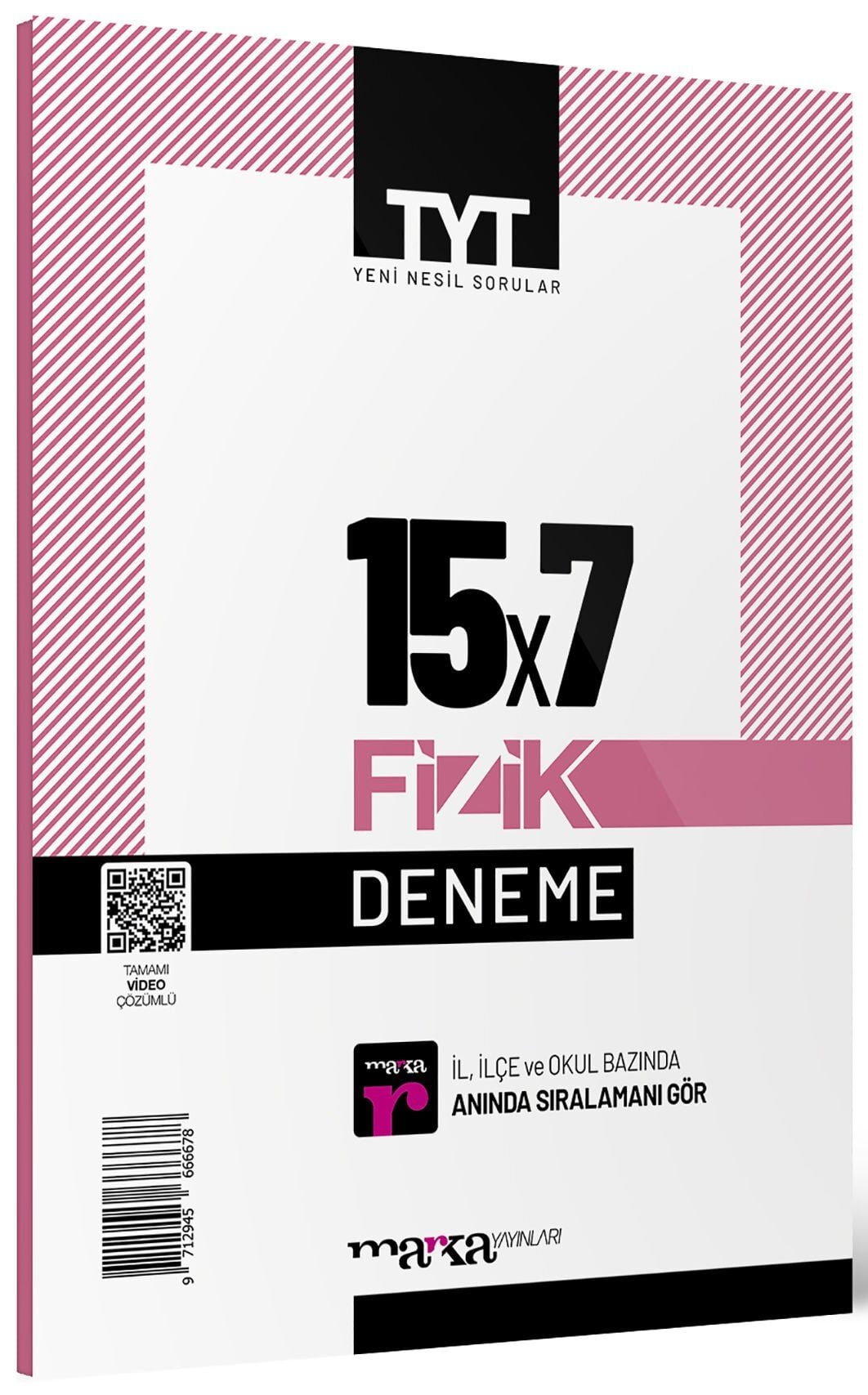 Marka 2025 YKS TYT Fizik 15x7 Deneme Marka Yayınları