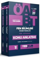 Yediiklim 2027 ÖABT MEB-AGS Fen Bilgisi Öğretmenliği Konu Anlatımı Modüler Set