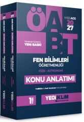 Yediiklim 2027 ÖABT MEB-AGS Fen Bilgisi Öğretmenliği Konu Anlatımı Modüler Set