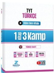 Zeduva Yayınları TYT Türkçe 1 Kitap 3 Kamp Video Ders Kitabı