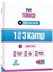Zeduva Yayınları TYT Türkçe 1 Kitap 3 Kamp Video Ders Kitabı