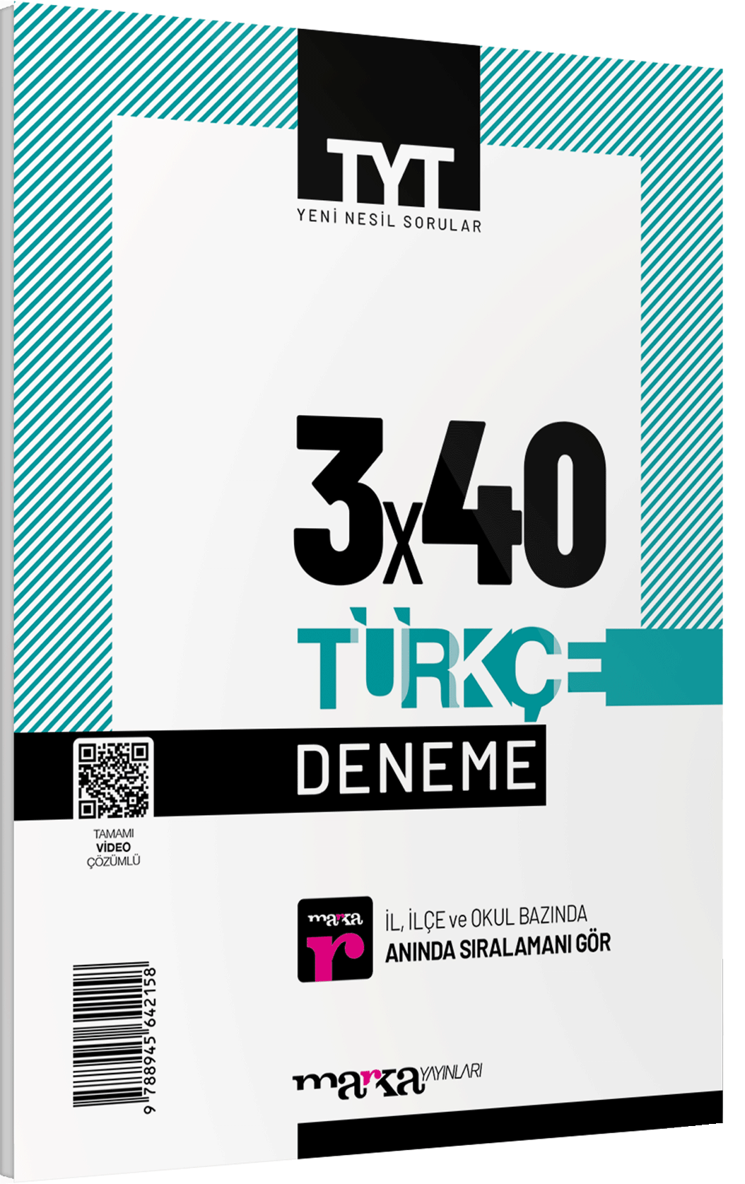 Marka 2025 YKS TYT Türkçe 3x40 Deneme Marka Yayınları