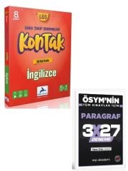 Paraf 2027 8. Sınıf İngilizce Kontak Konu Takip Denemeleri+ EVP Akademi Paragraf