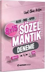 Uzman Kariyer KPSS ALES DGS Sözel Mantık 8 x 15 Deneme