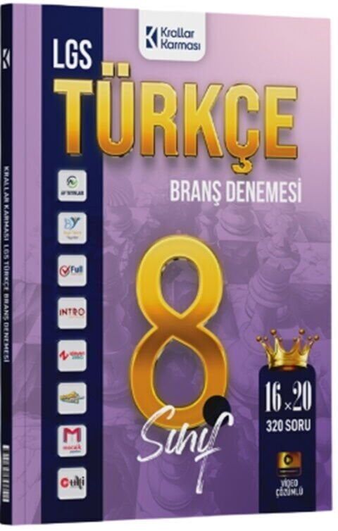 Krallar Karması 8. Sınıf LGS Türkçe 16x20 Branş Denemeleri Krallar Karması