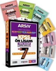Marka 2026 KPSS Ön Lisans Çıkmış Sorular Son 7 Yıl Tıpkı Basım Çözümlü ARŞİV Serisi Marka Yayınları