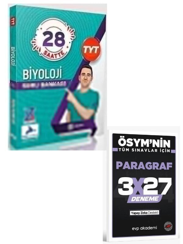 Paraf 2027 Z Takımı TYT Biyoloji Soru Bankası+ EVP Akademi Paragraf