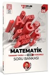 Yediiklim 2026 MEB-AGS Sayısal Yetenek-Matematik Soru Bankası Çözümlü Ahenk Serisi - Mehmet Bilge Yıldız Yediiklim Yayınları
